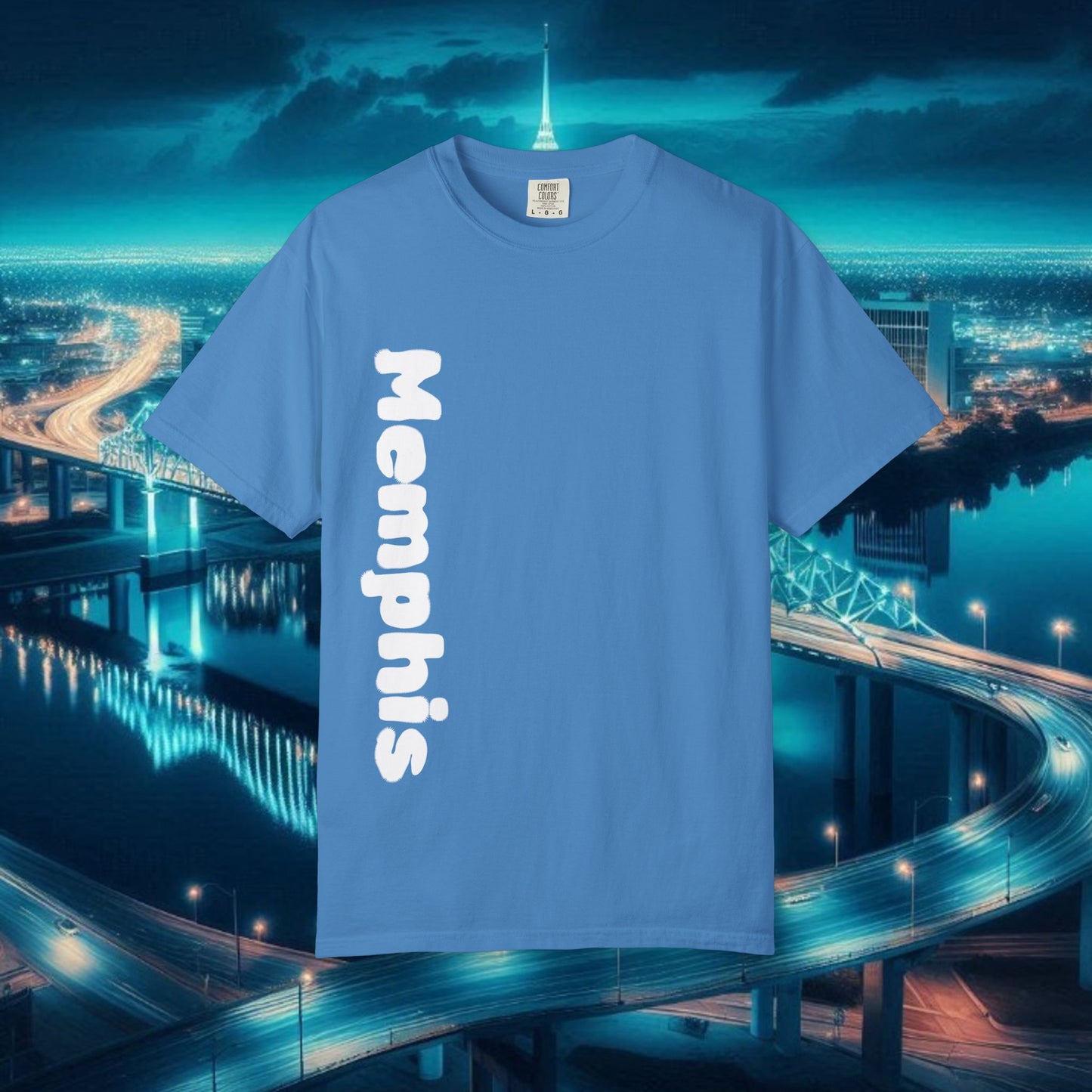 Memphis Graffiti Unisex T-shirt, Casual Streetwear Tee, Travel Souvenir, Gift for Music Lovers, Urban Style Apparel, Birthday Present