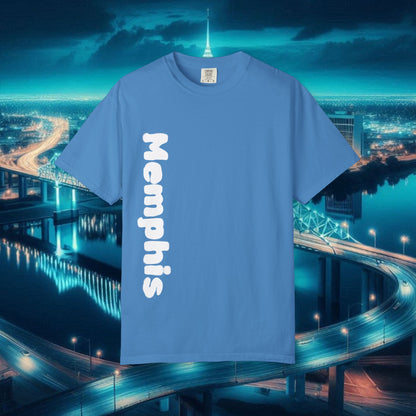 Memphis Graffiti Unisex T-shirt, Casual Streetwear Tee, Travel Souvenir, Gift for Music Lovers, Urban Style Apparel, Birthday Present