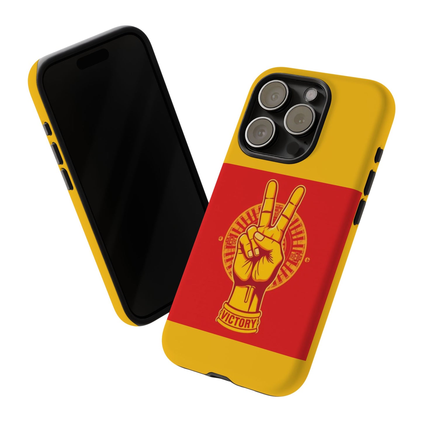 Victory Inspired Symbol Phone Case, Tough Phone Cover, Gift for Empowerment, Inspirational Tech Accessory, Unique Phone Protection