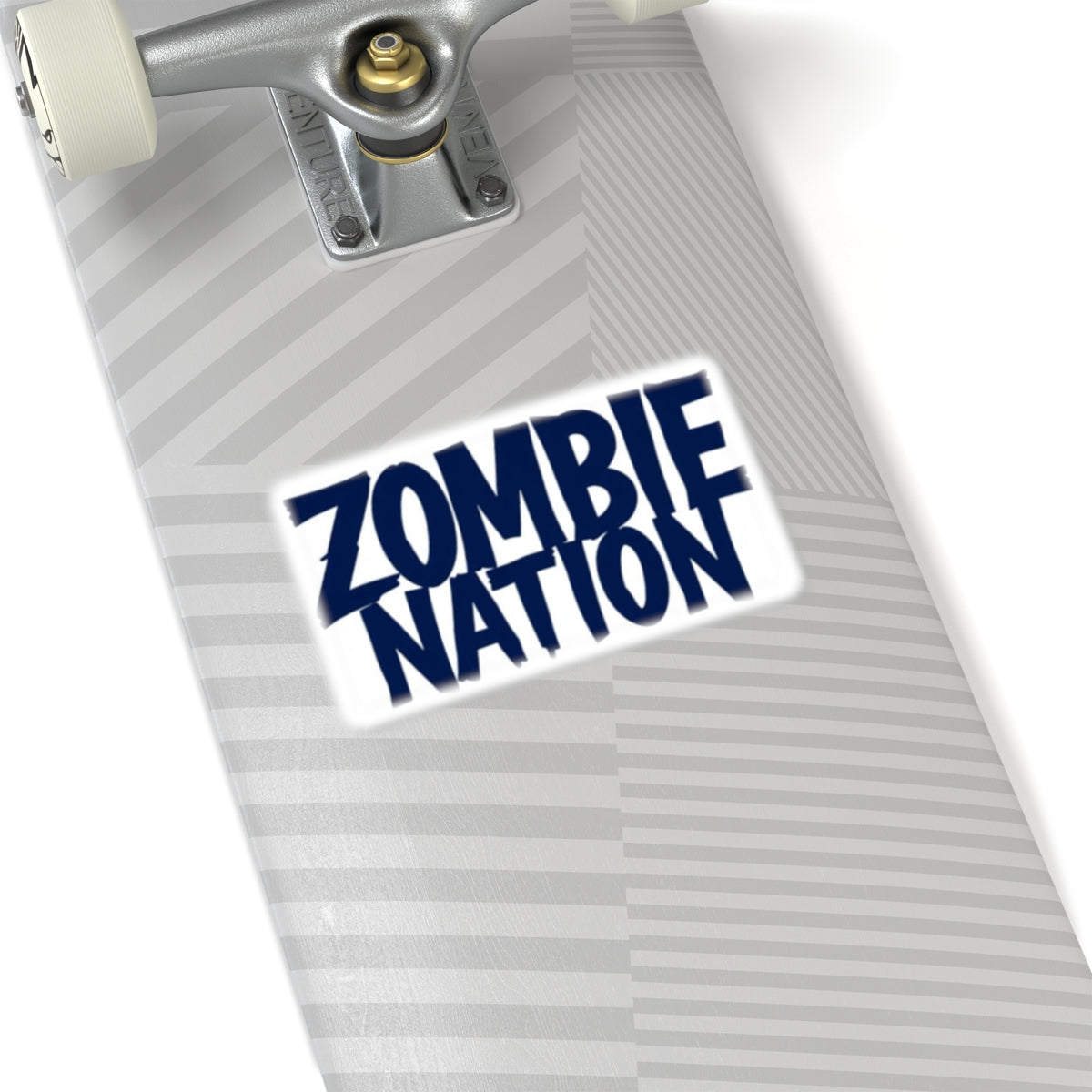 Zombie Nation Kiss-Cut Stickers | Fun Decals for Laptop, Water Bottle, Car, College Decor, Gifts for Sports Fans