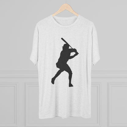 Baseball Stars Batter Silhouette Tee — Back Number '3' Player Shirt