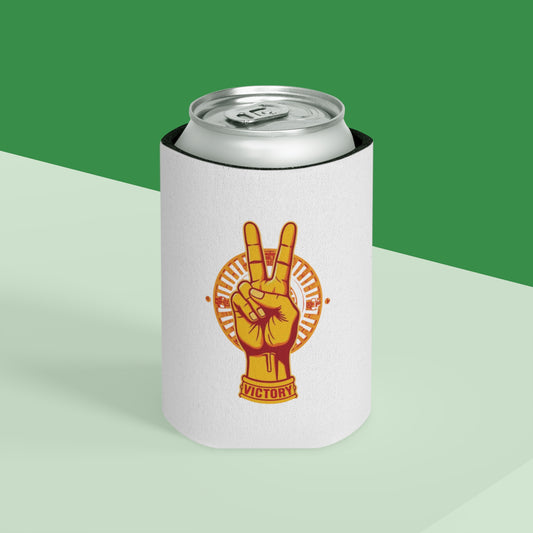 Victory Inspired Can Cooler, Fun Beverage Sleeve, Party Favor, Tailgate Essential, Gifts for Friends, Summer BBQ Accessories