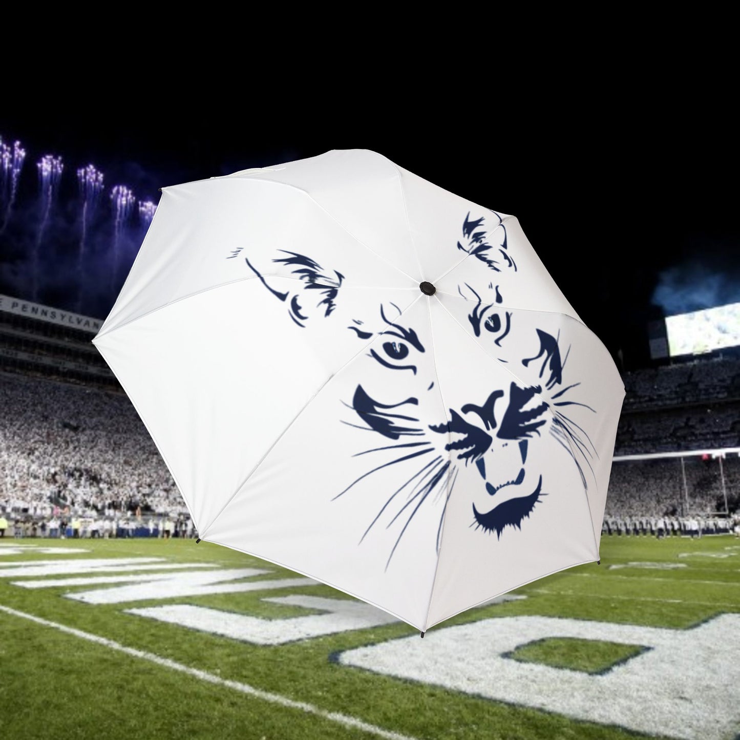Rain Umbrella, Travel Umbrella for Rain & Sun, Lightweight Compact Umbrella, Unique Gift for Football Fans