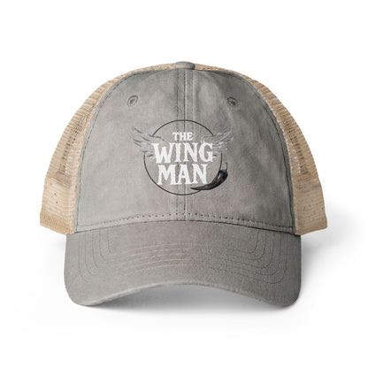 Wing Man Women's Washed Mesh-Back Cap