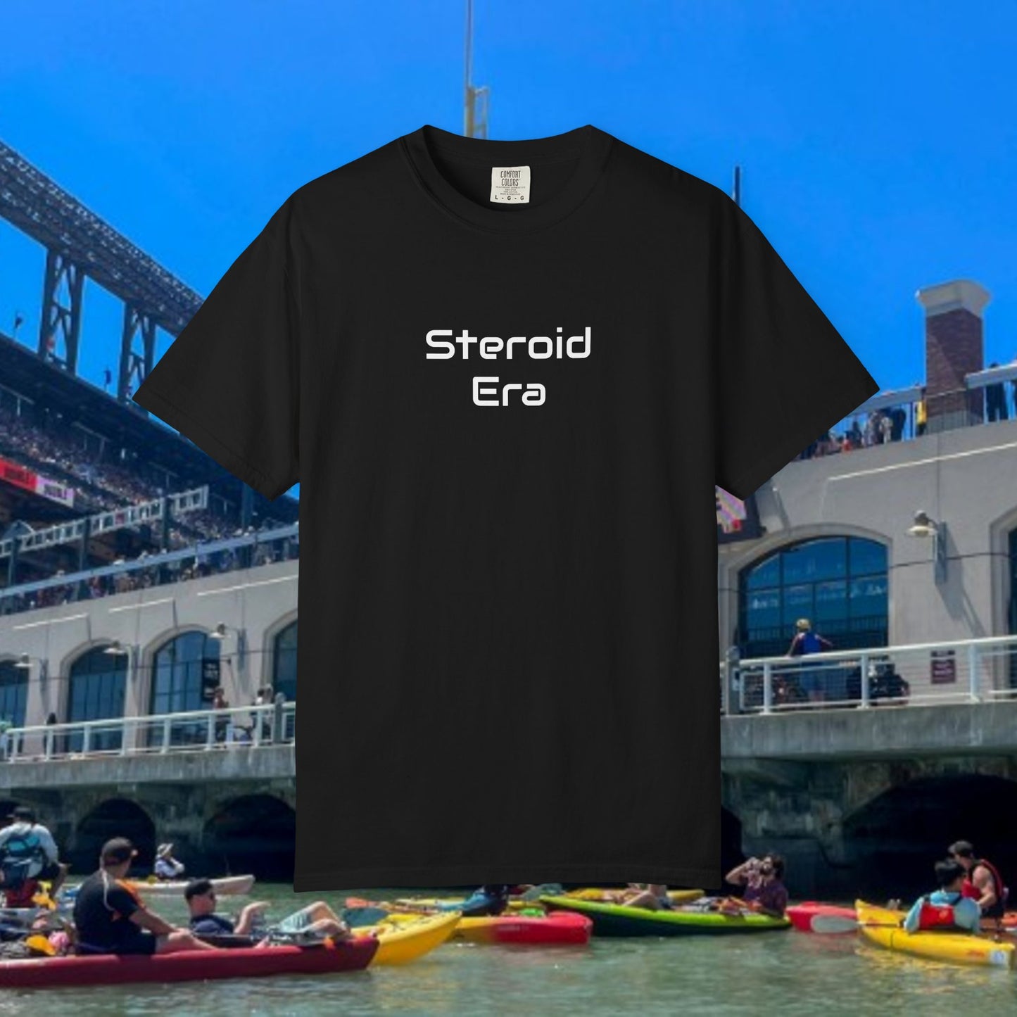 Vintage Baseball Unisex Garment-Dyed T-shirt, 90's Steroid Era Tee Shirt, Athletic Sports Tee, Retro Baseball Shirt, Sports Fan Gift,