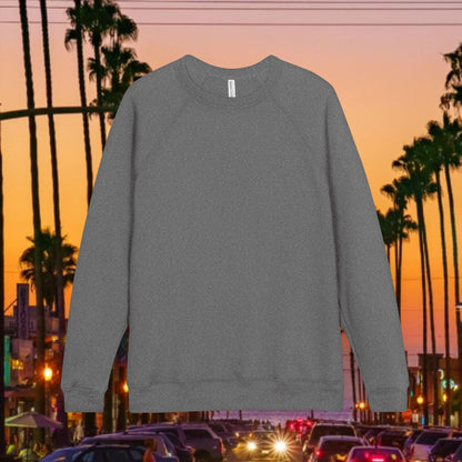 LA Script Raglan Sweatshirt, Super Soft Material and Comfortable Stylish Fit