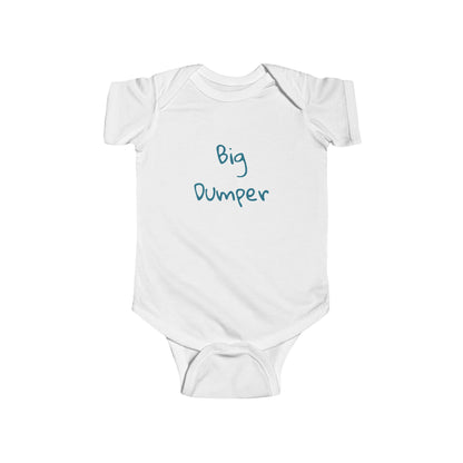 Big Dumper Fan Onesie - Big Dumper Design, Infant Outfit, Baby Shower Gift, Funny Baby Clothes, Unisex Baby wear