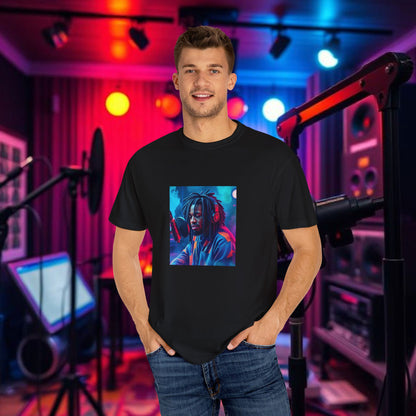 Vibrant Music Lover's T-Shirt, Artistic Tee for Musicians, Gift for Hip-Hop Fans, Unisex Apparel, Casual Streetwear Style
