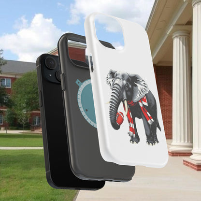 Vibrant Elephant Tough Cases - Unique Phone Case, Wildlife Lover Gift, Sports Team Accessory, Trendy Phone Cover, Fun Animal Design