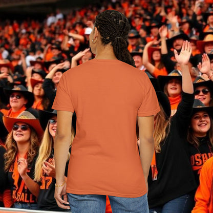 Stillwater Script T‑Shirt — Casual City Pride Tee, Soft-Style Shirt, Perfect for Gameday