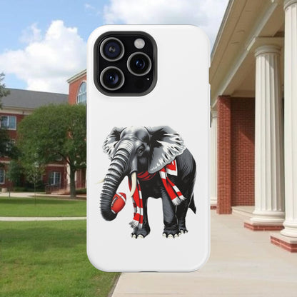 Vibrant Elephant Tough Cases - Unique Phone Case, Wildlife Lover Gift, Sports Team Accessory, Trendy Phone Cover, Fun Animal Design