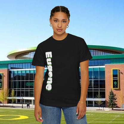 Eugene Fan T-Shirt, Unisex Sports Tee, Game Day Apparel, Football Fan Gear, College Team Shirt, Quack Spirit Wear