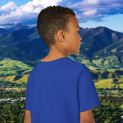 Bobcat Paw Print Youth Tee, Kids Animal Lover Shirt, State Pride T-Shirt, Perfect Gift for Birthdays, Bobcat Apparel