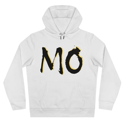 MO Graphic Hoodie — Bold Brushstroke Lettering Pullover, Perfect for Gamedays