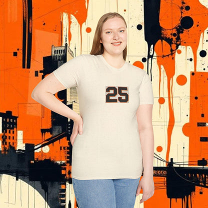 Baseball Legends Shirt, Unique 25 Graphic Unisex Softstyle T-Shirt, Casual Wear, Sporty Outfit