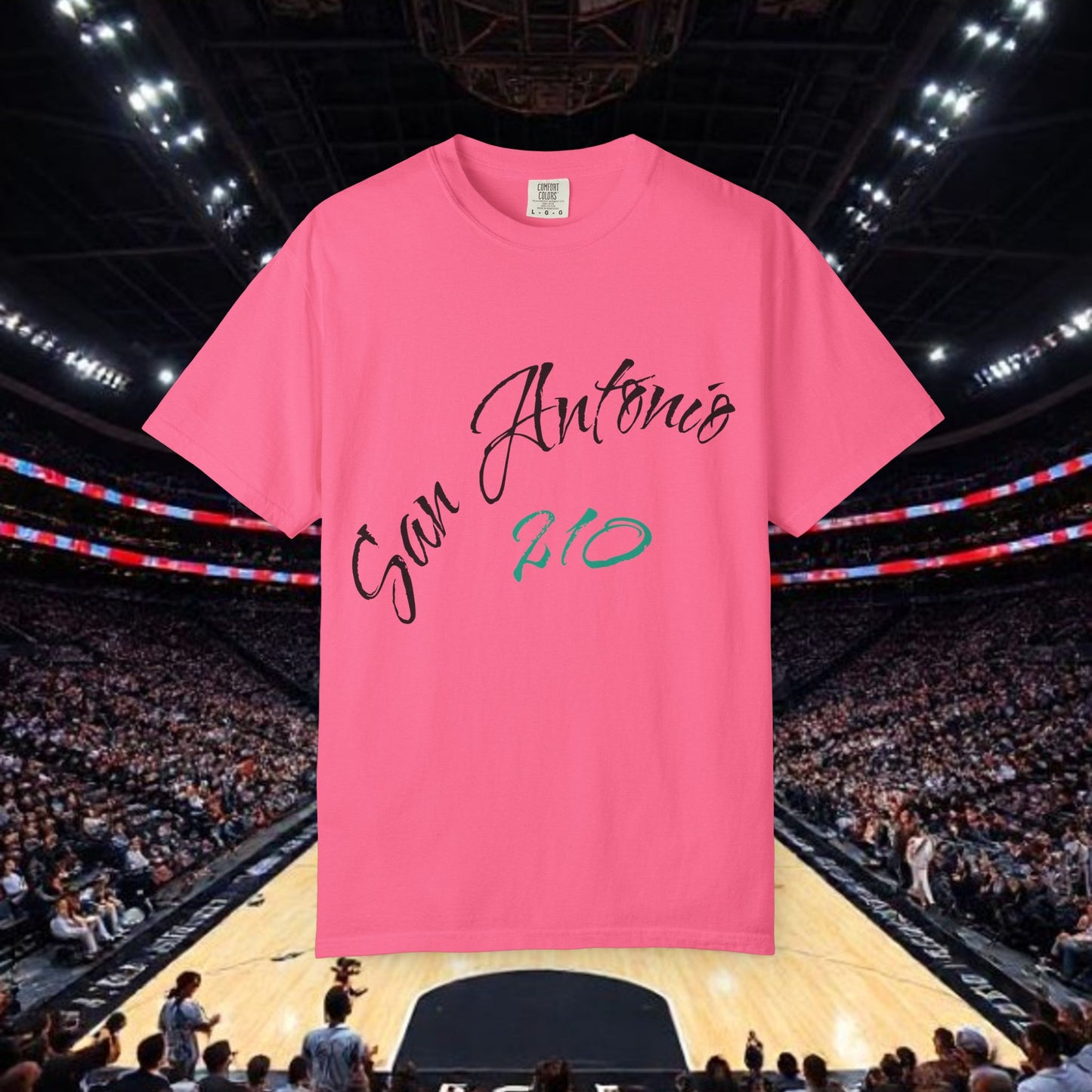 San Antonio 210 Script T-Shirt, Soft-Style T-Shirt, Perfect Statement Piece