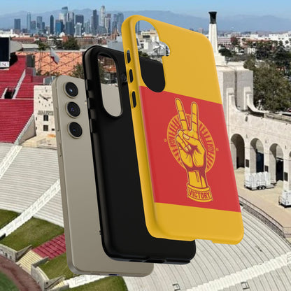 Victory Inspired Symbol Phone Case, Tough Phone Cover, Gift for Empowerment, Inspirational Tech Accessory, Unique Phone Protection