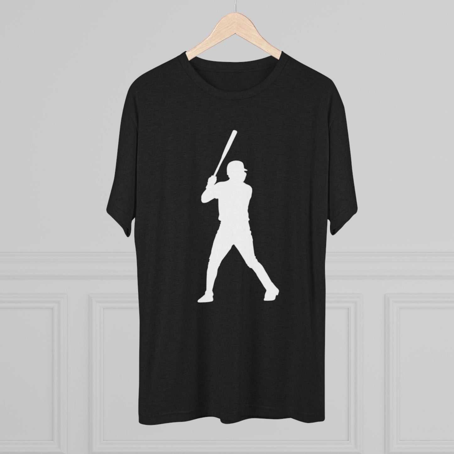 Baseball Stars Silhouette Tee - #13 on the Back, Baseball Legends, Soft Style Tri-Blend T-Shirt Perfect for Gameday