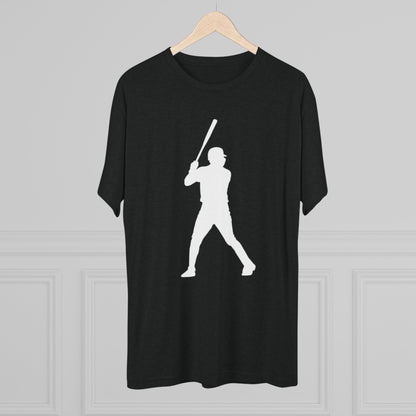 Baseball Stars Silhouette Tee - #13 on the Back, Baseball Legends, Soft Style Tri-Blend T-Shirt Perfect for Gameday