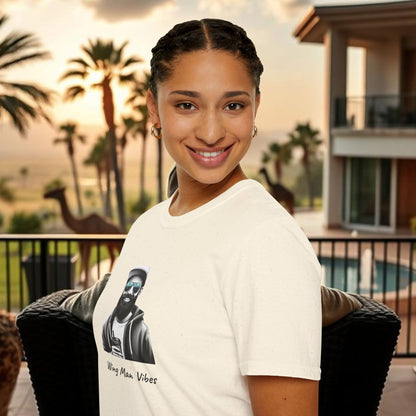 Wing Man Vibes Unisex T-Shirt, Angel Wings Tee, Gift for Him, Graphic Tee, Casual Shirt, Mens Top