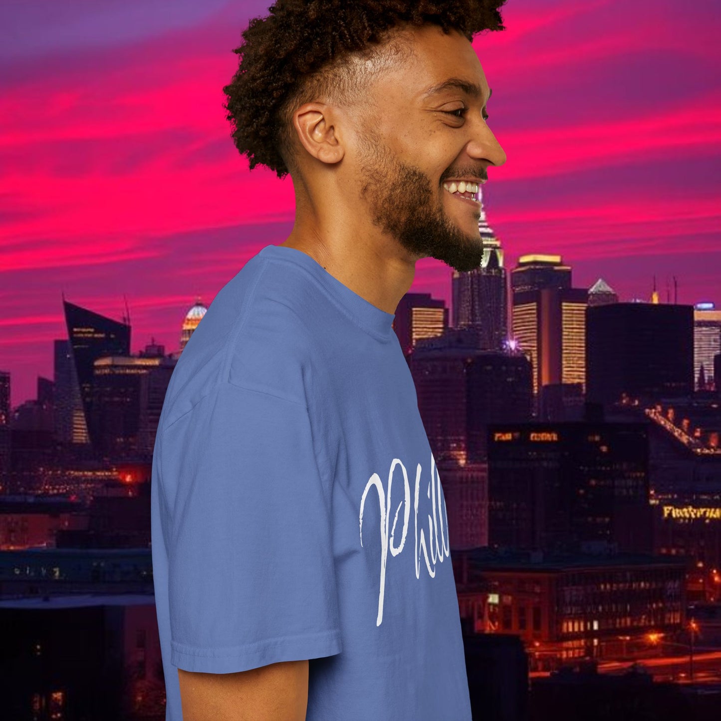 Philly Script T-Shirt — Handwritten City Pride Tee, Ultra Soft and Comfortable T-Shirt for any gameday.
