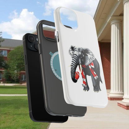 Vibrant Elephant Tough Cases - Unique Phone Case, Wildlife Lover Gift, Sports Team Accessory, Trendy Phone Cover, Fun Animal Design