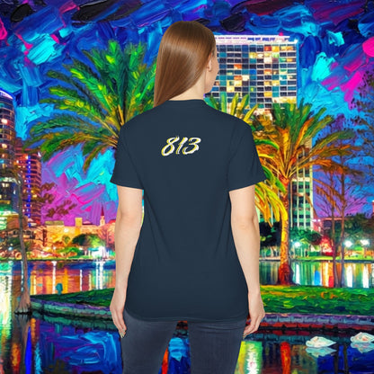 TB Monogram Tee — 813 Tampa Area Short-Sleeve T-Shirt