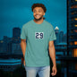 Big Dumper Unisex Garment-Dyed T-Shirt with Bold Number 29, Casual Tee, Gift for Sports Fans, Summer Fashion, Everyday Wear