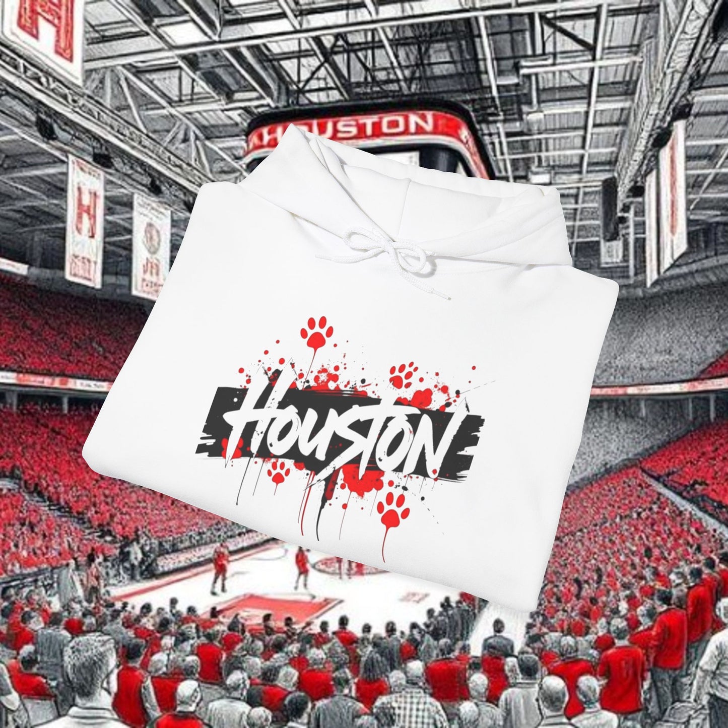 Graffiti Style Hoodie - Perfect for Game Day