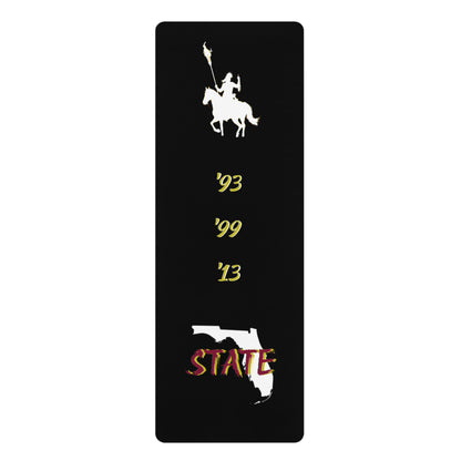 Football Fan Durable Rubber Yoga Mat for Active Lifestyles, Fitness Mat, Exercise Equipment, Yoga Accessories, Home Gym Essentials