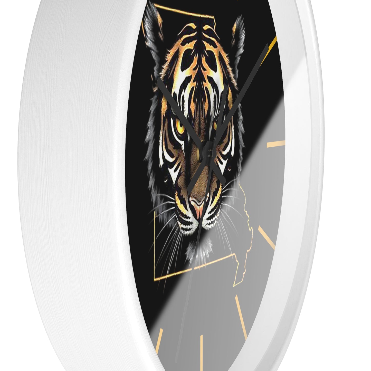 Tiger Wall Clock - Perfect for Missouri Residents, Home Decor, Gifts, and Unique Accents