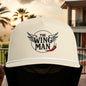 The Wing Man Rope Cap — Sunwashed Chili Pepper Trucker Hat