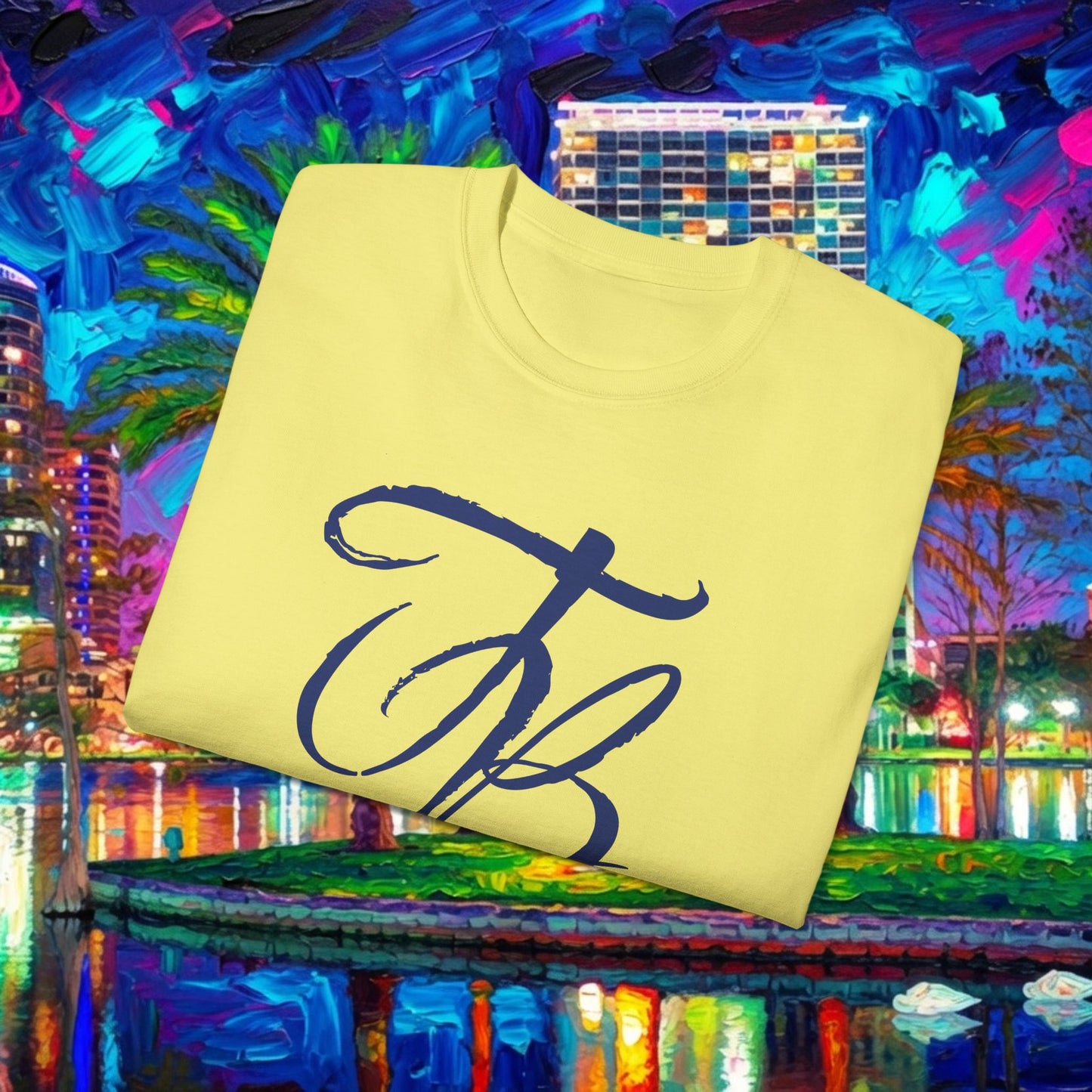 TB Monogram Tee — 813 Tampa Area Short-Sleeve T-Shirt