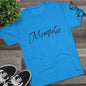 Memphis Script Tee — City Name Graphic T-Shirt, Tri-Blend Ultra Comfort, Perfect for a Night out or Gameday.