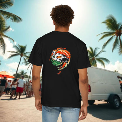 Miami Vibe Unisex Garment-Dyed T-shirt, Casual Wear, Summer Fashion, Nature Lovers, Beach Party, Gift Idea