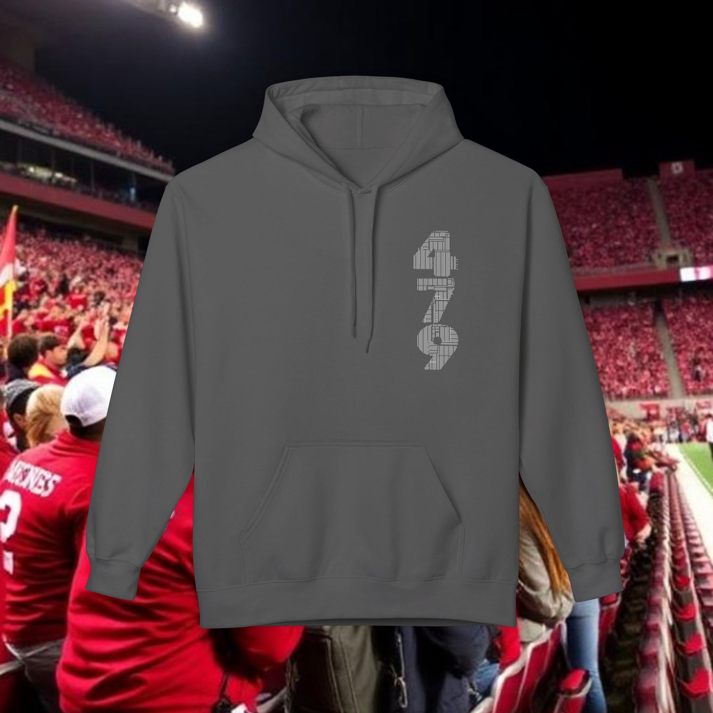 Boar Graphic Hoodie — Rugged Wild Boar Illustration with '479' Chest Print