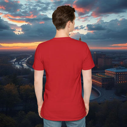 Wisconsin Softstyle T-Shirt, Unisex Tee, College Apparel, Game Day Shirt, Casual Wear, Gift for Fans