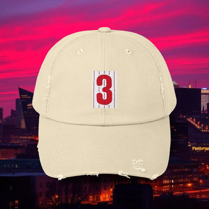 Baseball Stars #3 Distressed Baseball Cap, Vintage Style Hat, Casual Everyday Wear, Gift for Baseball Fans, Stylish Hat