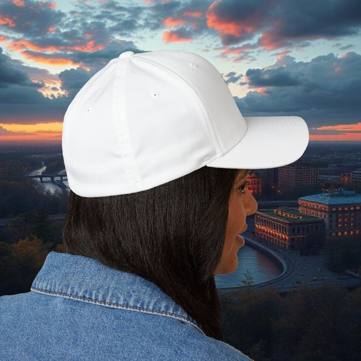 Badger Design Hat - Structured Embroidered Hat, Sports Hat, College Gear, Gift for Sports Fans, USA Map Cap