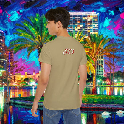 TB Monogram Tee — 813 Tampa Area Short-Sleeve T-Shirt