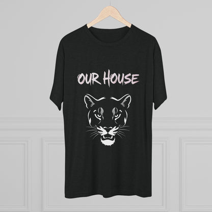 Our House Panther T-Shirt — Bold Cougar Face Graphic Tee