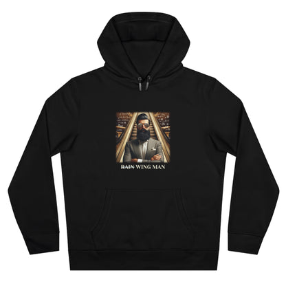 Wing Man Hooded Sweatshirt - Cozy Graphic Hoodie for King Vibe Lovers, Perfect for Casual Wear, Gifts, and Celebrations