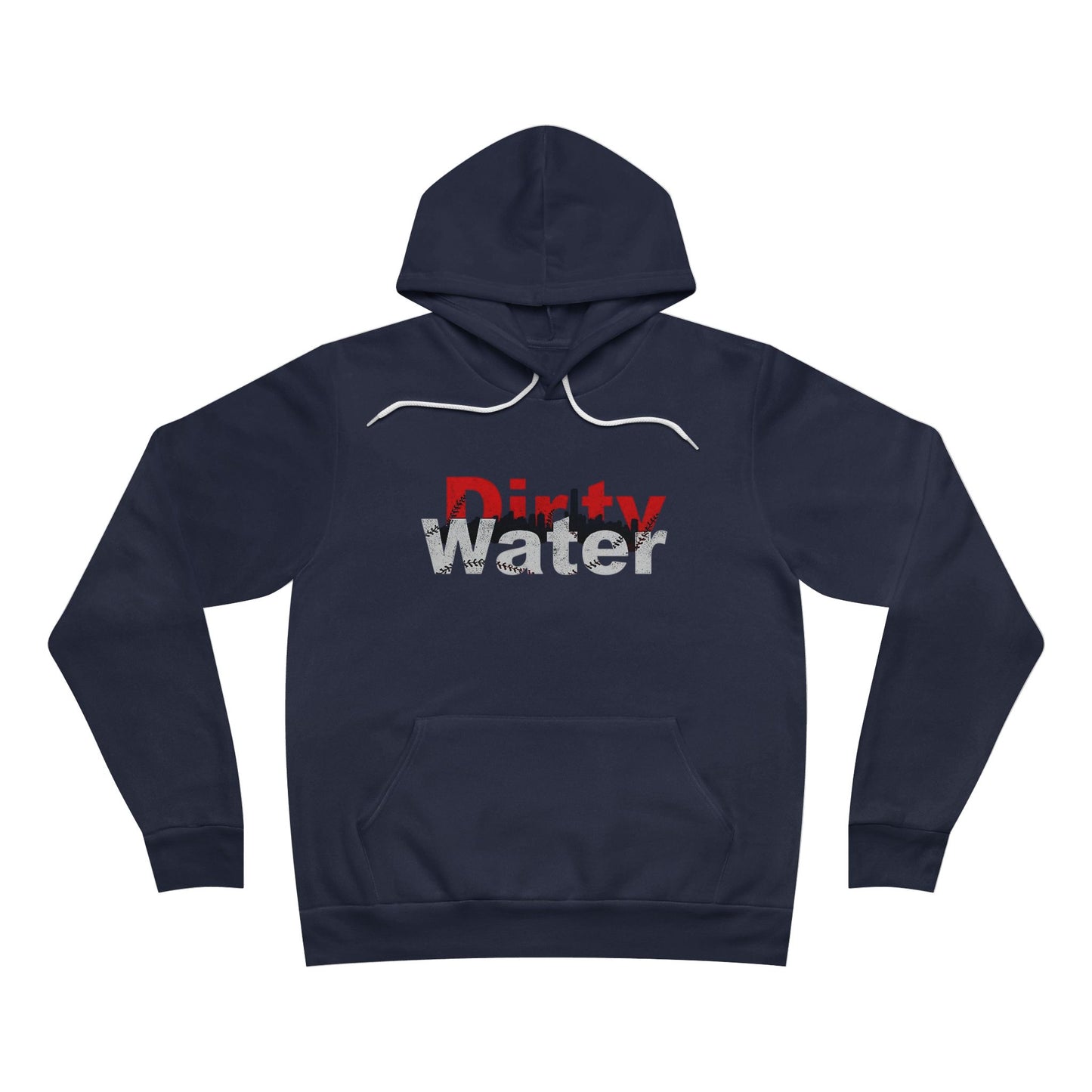 Dirty Water Unisex Fleece Pullover Hoodie, Cozy Sweatshirt, Casual Wear, Gift for Bostonians, Hoodie for Ballgames