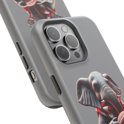 Elephant Football Case - Impact-Resistant Phone Cover, Unique Gift for Sports Lovers, Animal Case for Kids, Fun Accessories, Durable