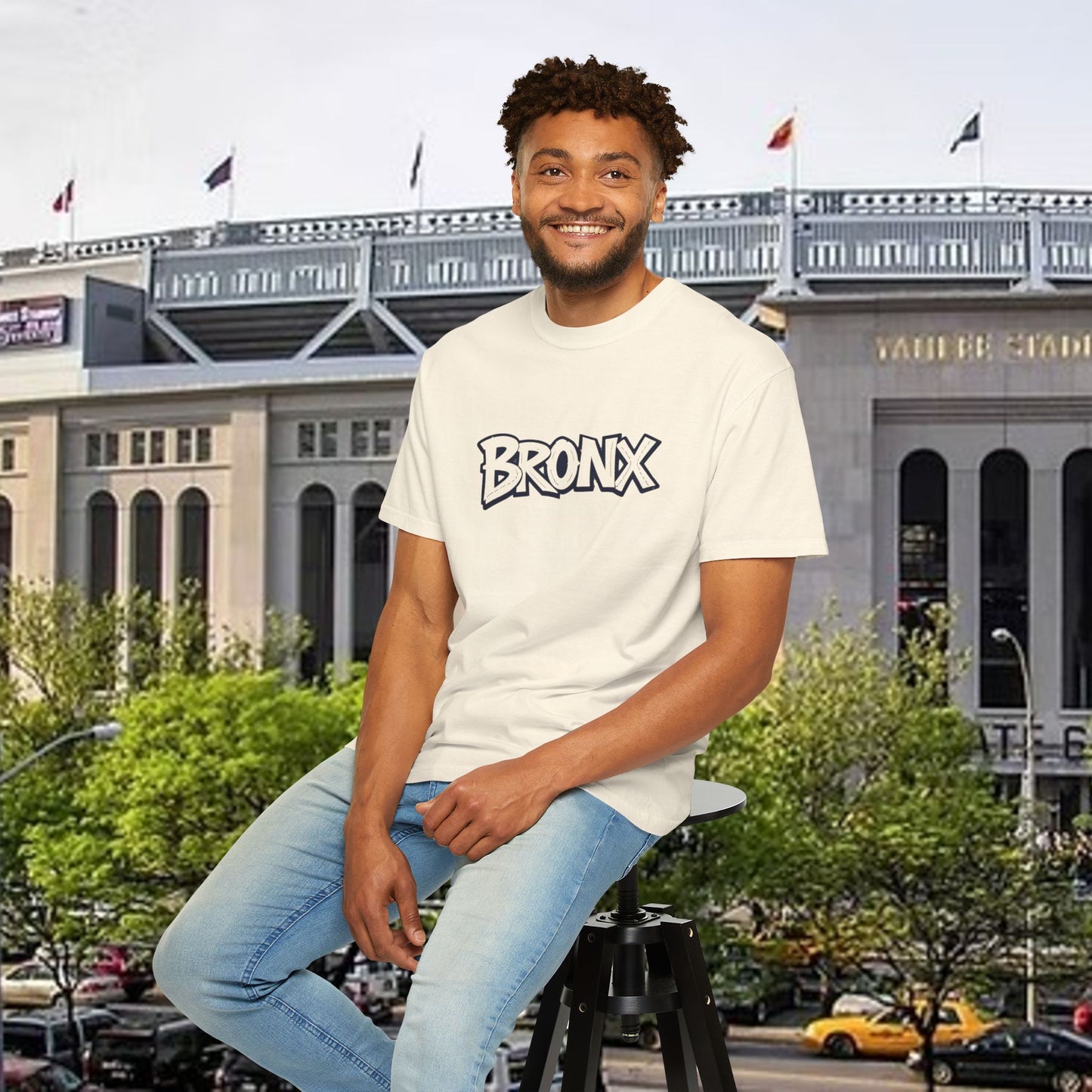 Bronx Unisex Garment-Dyed T-Shirt, Streetwear Tee, Urban Style Shirt, New York Fashion Top, Gift for NYC Lovers