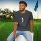 Golf-Inspired Unisex T-Shirt, Perfect Gift for Dad, Father's Day Present, Sporty Style Tee, Casual Wear, Golf Lover Apparel