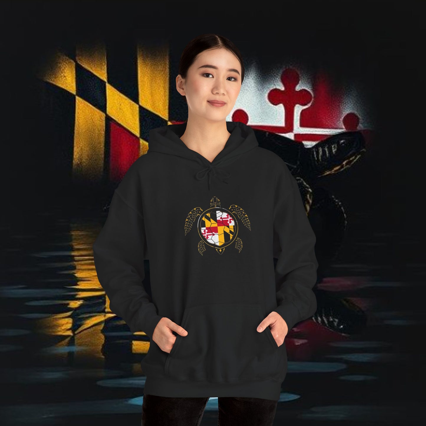 Maryland State Pride Hooded Sweatshirt