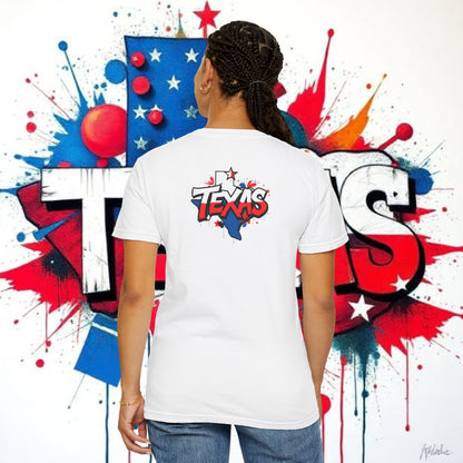 Texas 817 Graphic T-Shirt — Red, White & Blue State Pride Tee, Arlington Texas, Soft-Style T-Shirt, Perfect for Gameday