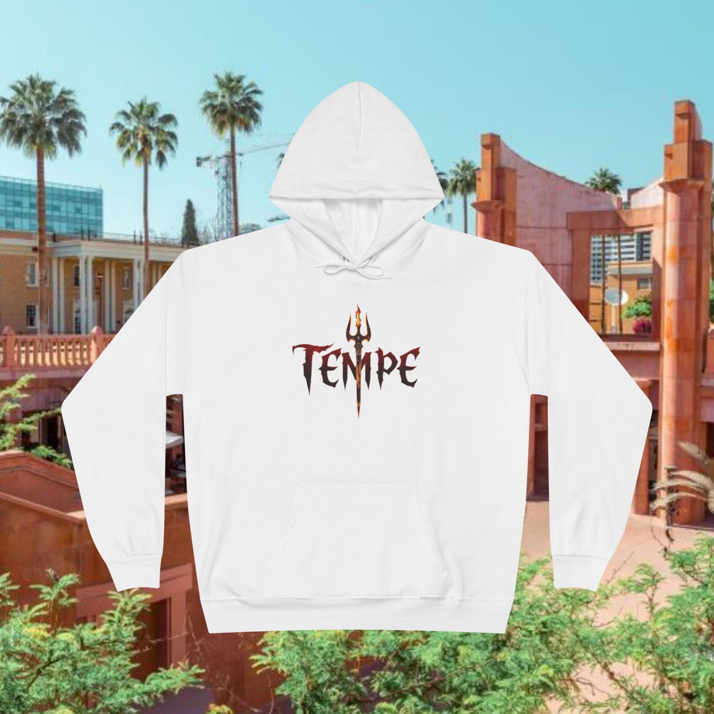 Tempe Eco-Friendly Unisex Hoodie - Stylish & Comfortable, Perfect for Gifts, Casual Wear, and Gameday, Students and Fans