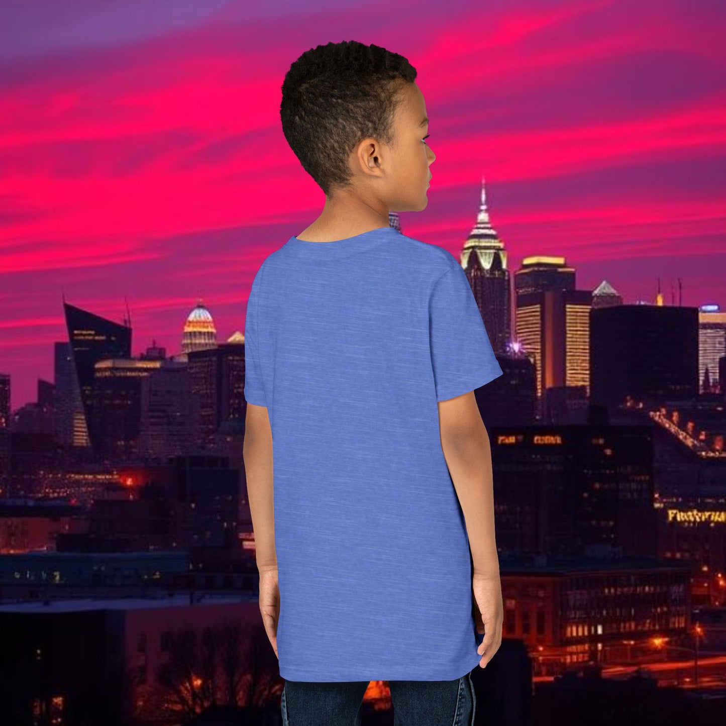 Baseball Stars Youth Short Sleeve Tee with Number 3, Kids Casual Wear, Birthday Gift, Sports Day, School Activities, Team Spirit